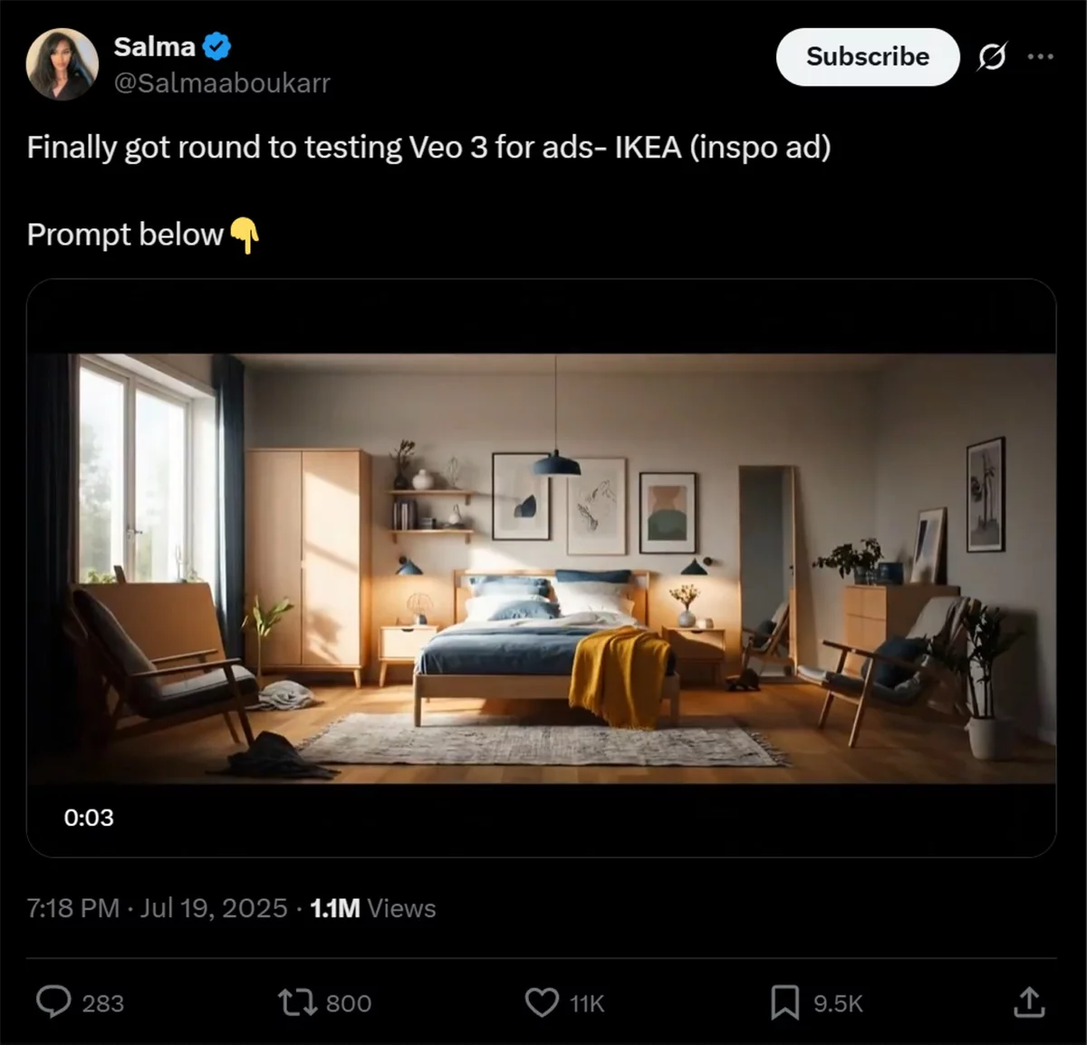 我测试了100+案例,教你零基础复刻外网刷屏的 AI 视频(附提示词模板)