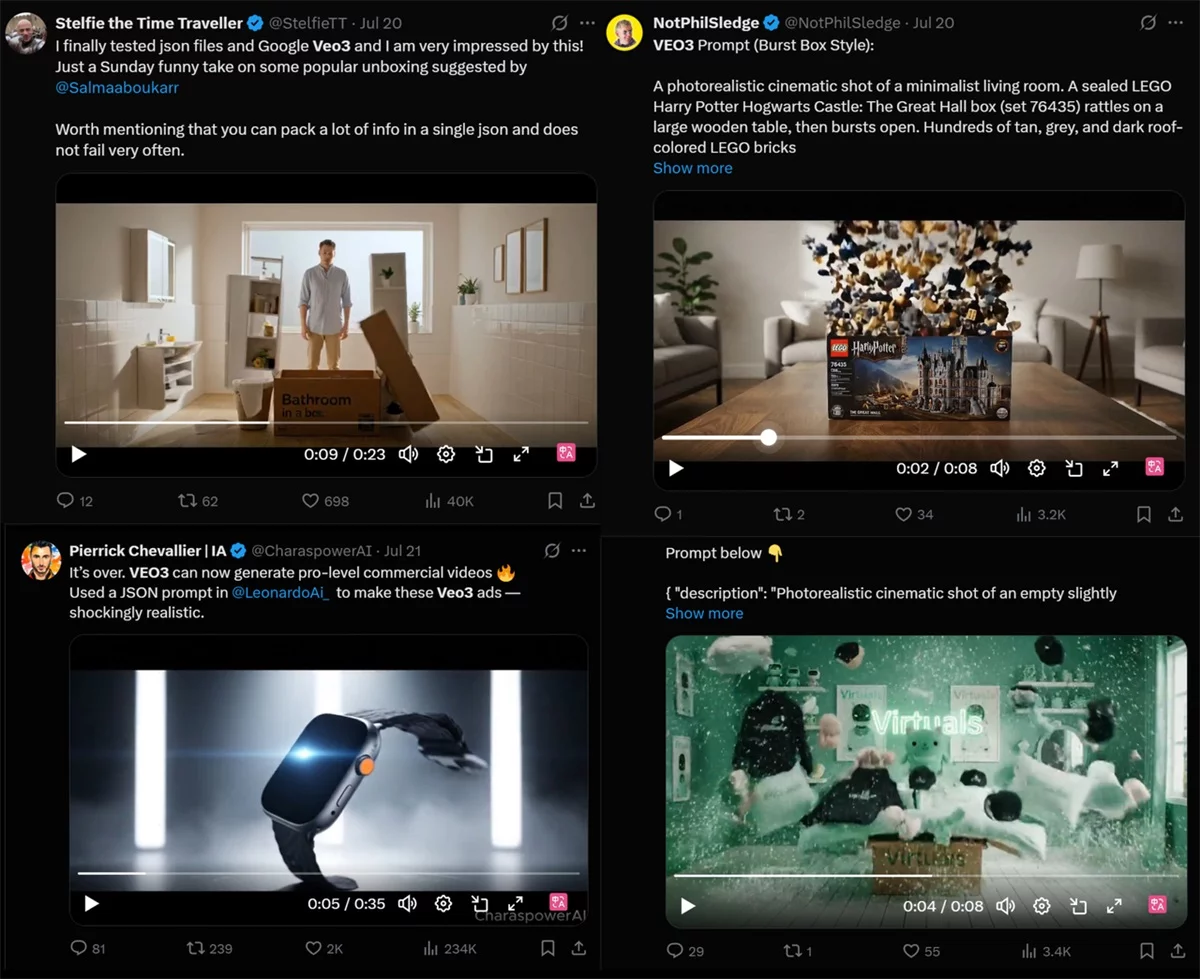 我测试了100+案例,教你零基础复刻外网刷屏的 AI 视频(附提示词模板)